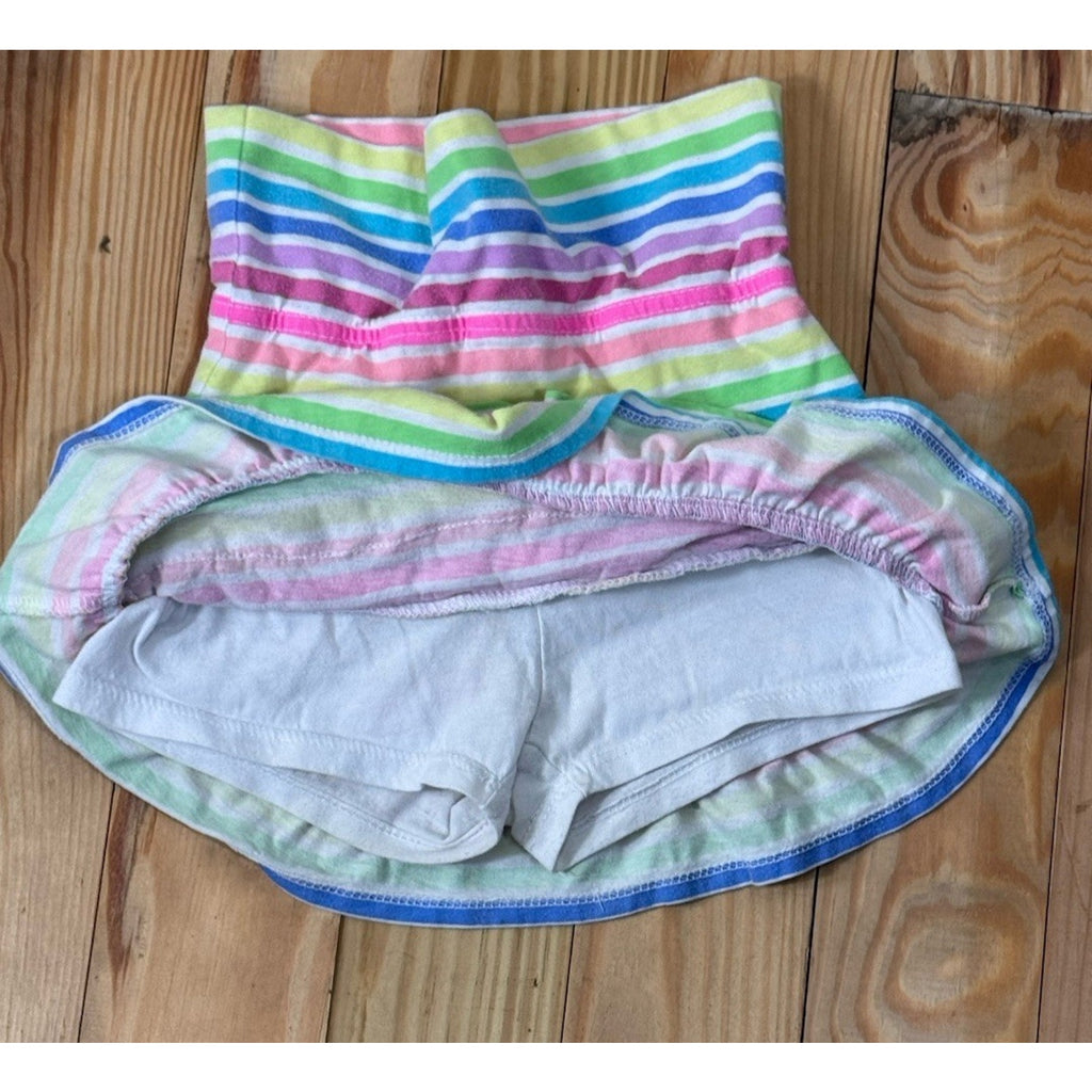 Garanimals 365 Kids Girls Rainbow Skort, 4T