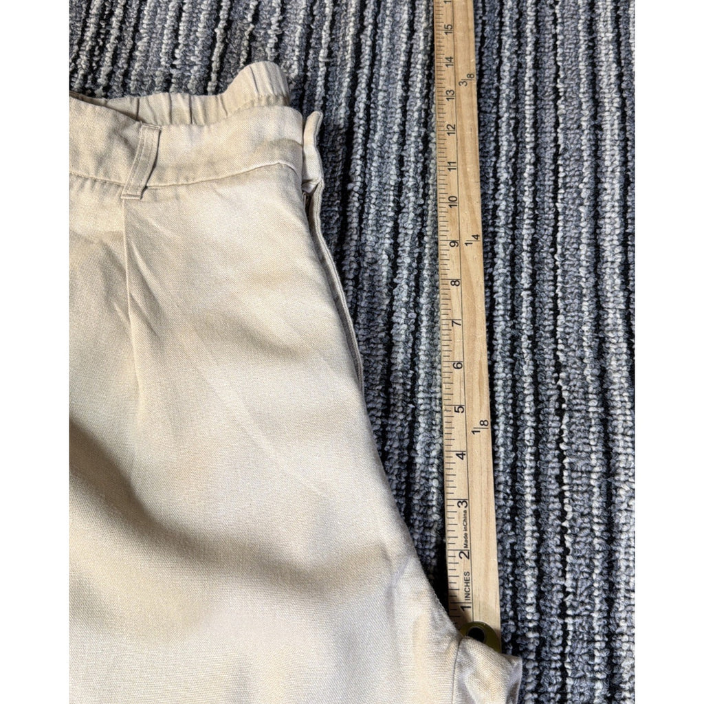 WILLIT Linen Cotton Wide Leg Pants Womens Medium 31 Beige Quiet Luxury Resort