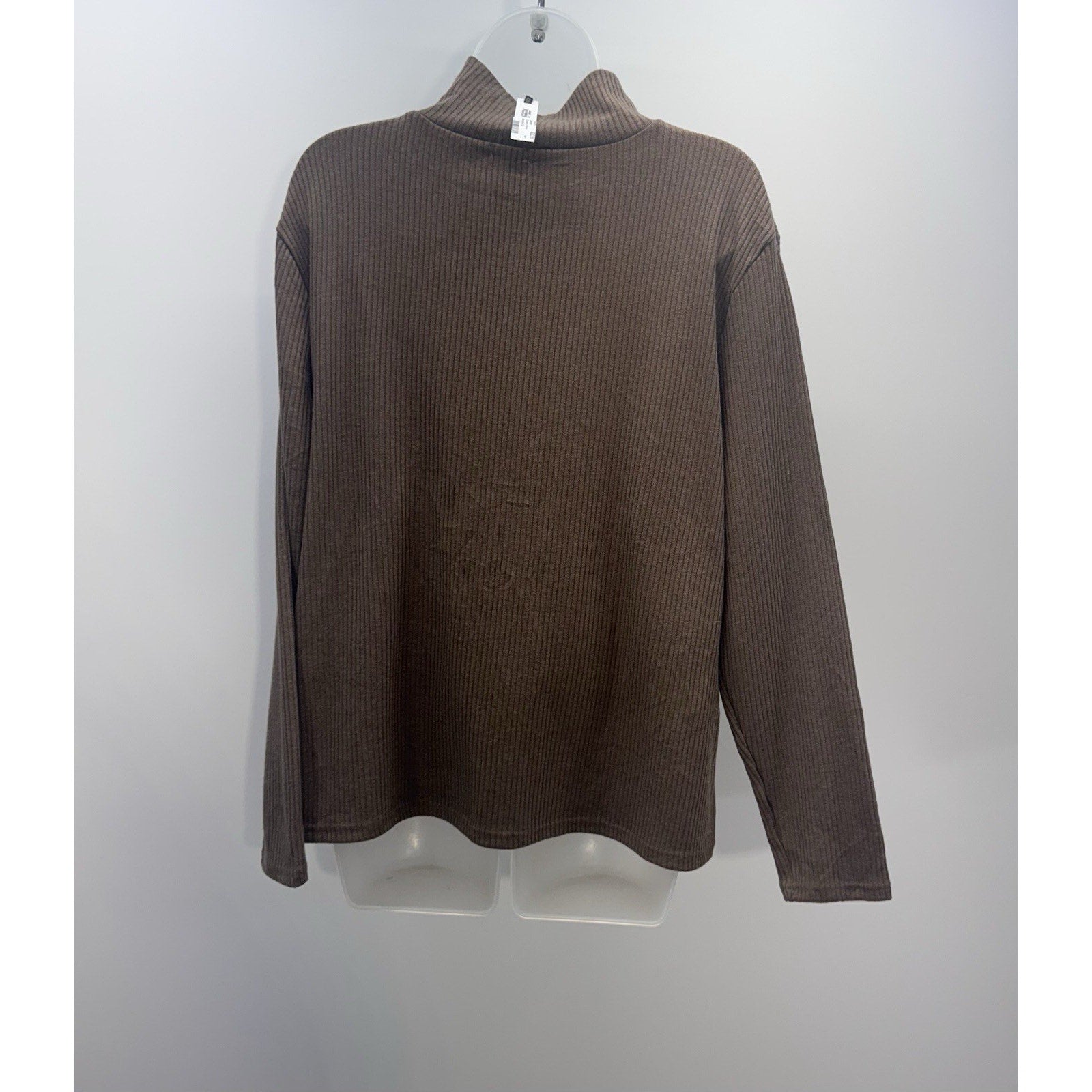 Coco+Carmen Brown Knit Ribbed Turtle Neck Women's Size XXL New With Tags