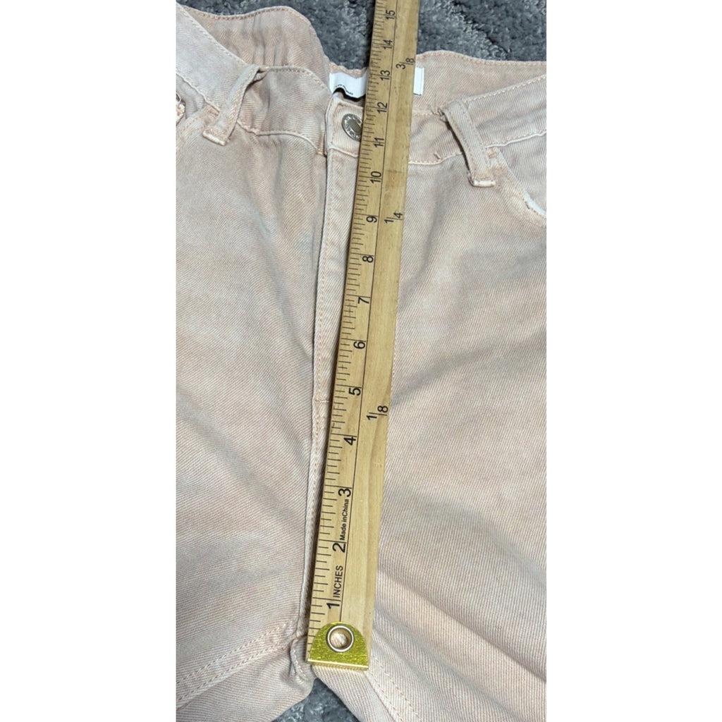 Distressed Jeans Vervet LA By Flying Monkey Raw Hem High Rise Denim Women’s 28