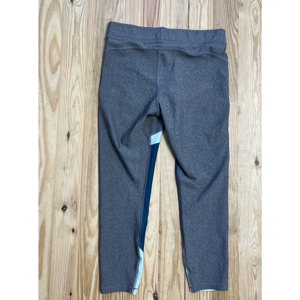 Under armour Women's HeatGear Color Blocked Compression Ankle Crop , Gray Size L