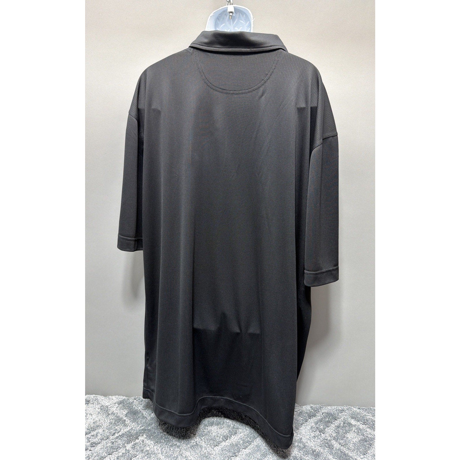 University of Kentucky Cutter & Buck Men's Black Forge Eco Stretch Polo 3XT New