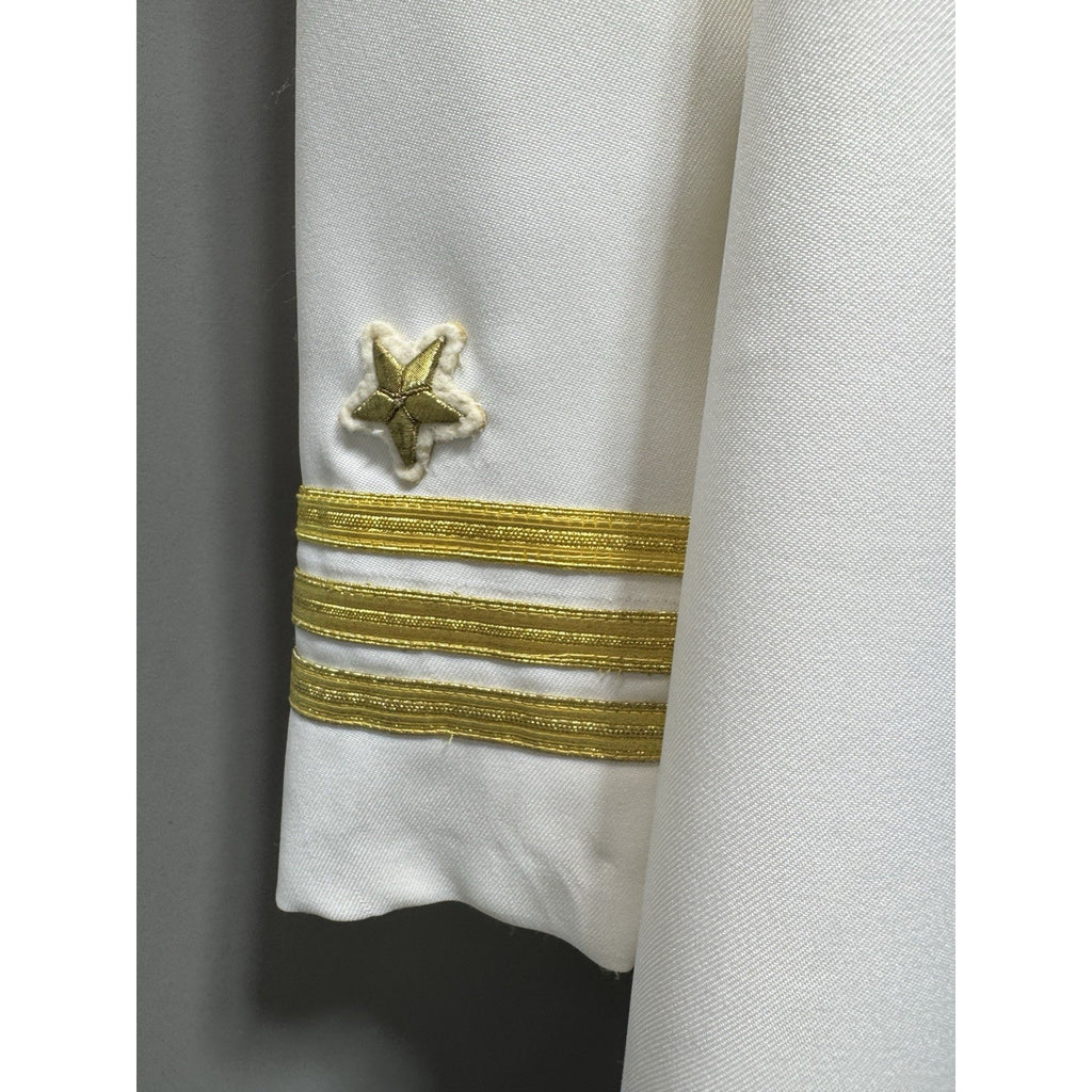 Vintage US Navy USN Women Uniform Jacket Skirt Set Star Emblem Excellent Shape