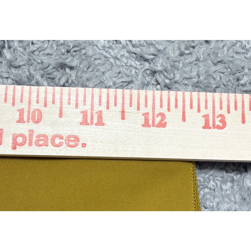 Lululemon Athletica Align High Rise 8” Inseam Shorts Mustard Yellow Womens 8