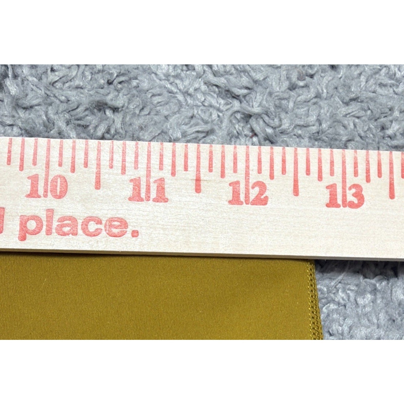 Lululemon Athletica Align High Rise 8” Inseam Shorts Mustard Yellow Womens 8