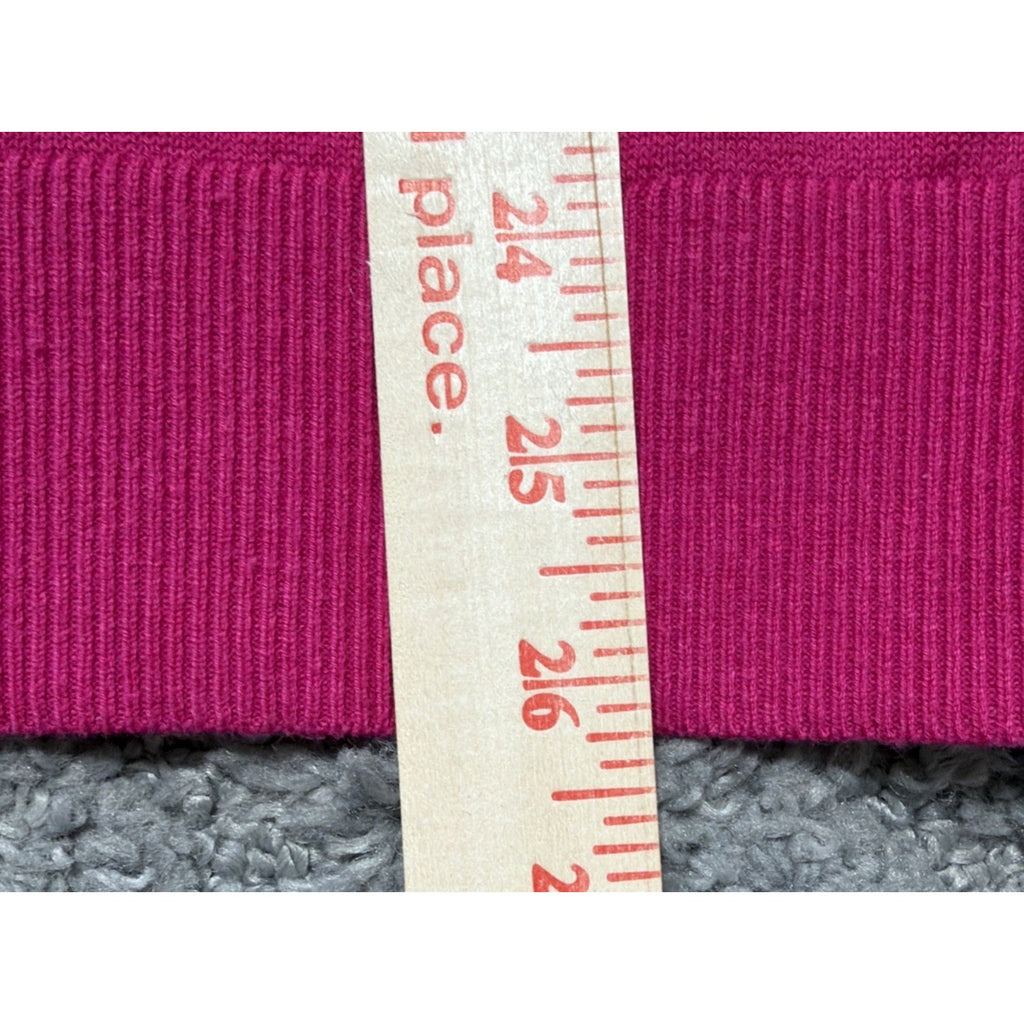New Banana Republic Forever Sweater Women's M Solid Pink Long Sleeve Minimalist