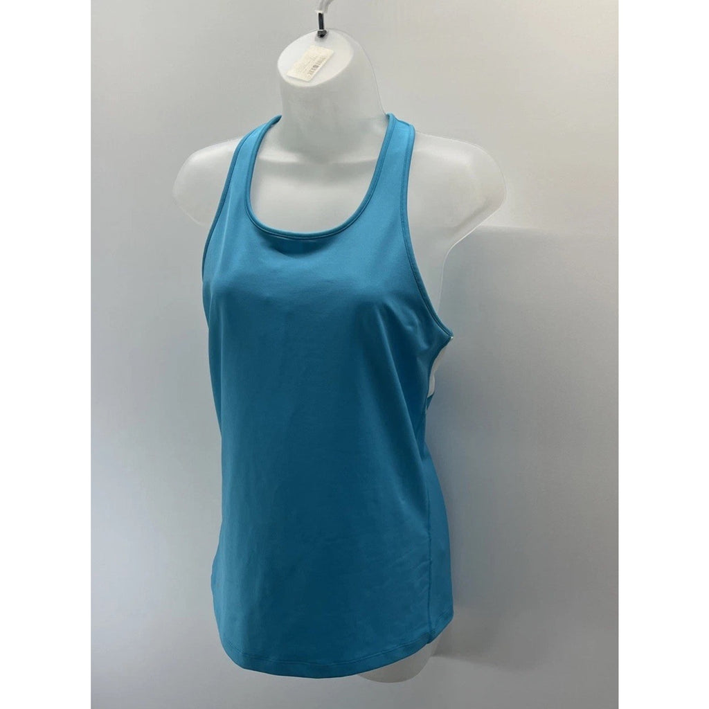 Lauren Ralph Lauren Performance Tank Top Womens M Blue Racerback Mesh