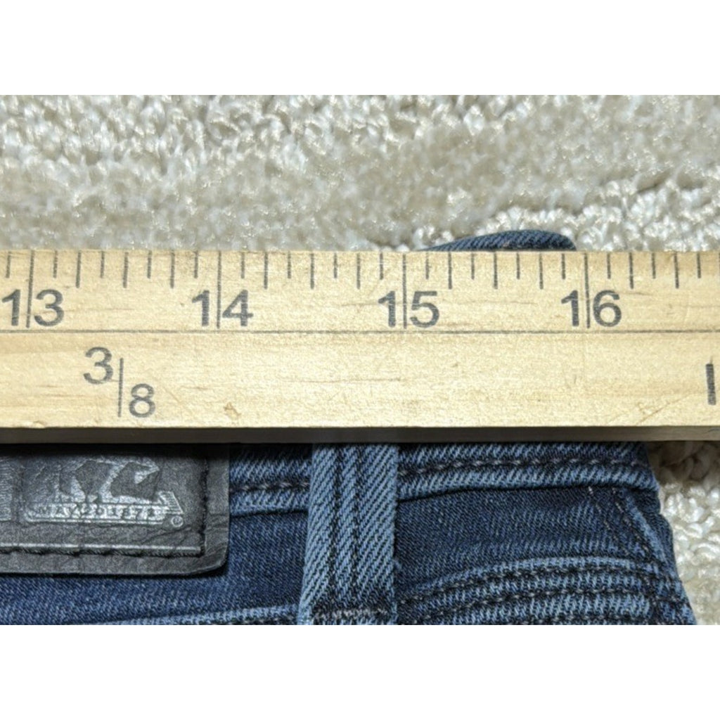 Levis 529 Women's Curvy Mid Rise Bootcut Jeans Size 32 Dark Wash Stretch 32x30