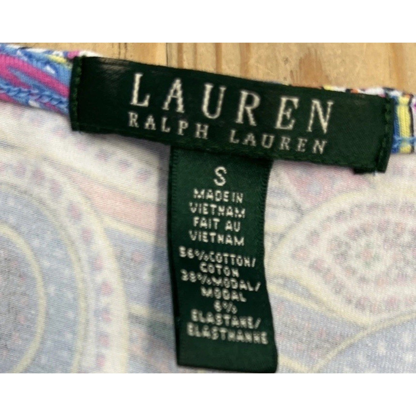 LAUREN RALPH LAUREN Paisley Knit Dress, Blue Multicolor, S