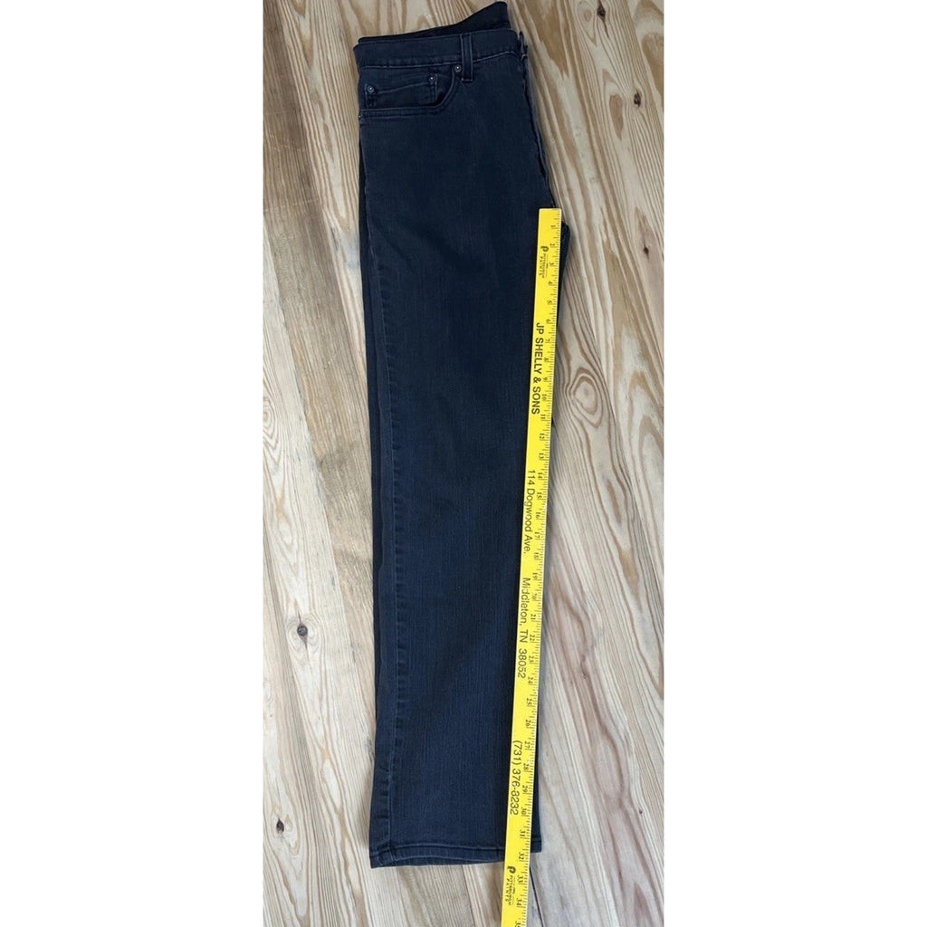 Levi's 559 Relaxed Straight Leg Black Denim Jeans Men's 36x34