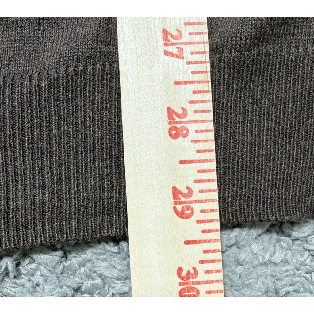 NWT Men's Croft & Barrow Dark Heather Brown Signature Polo Sweater Size XL