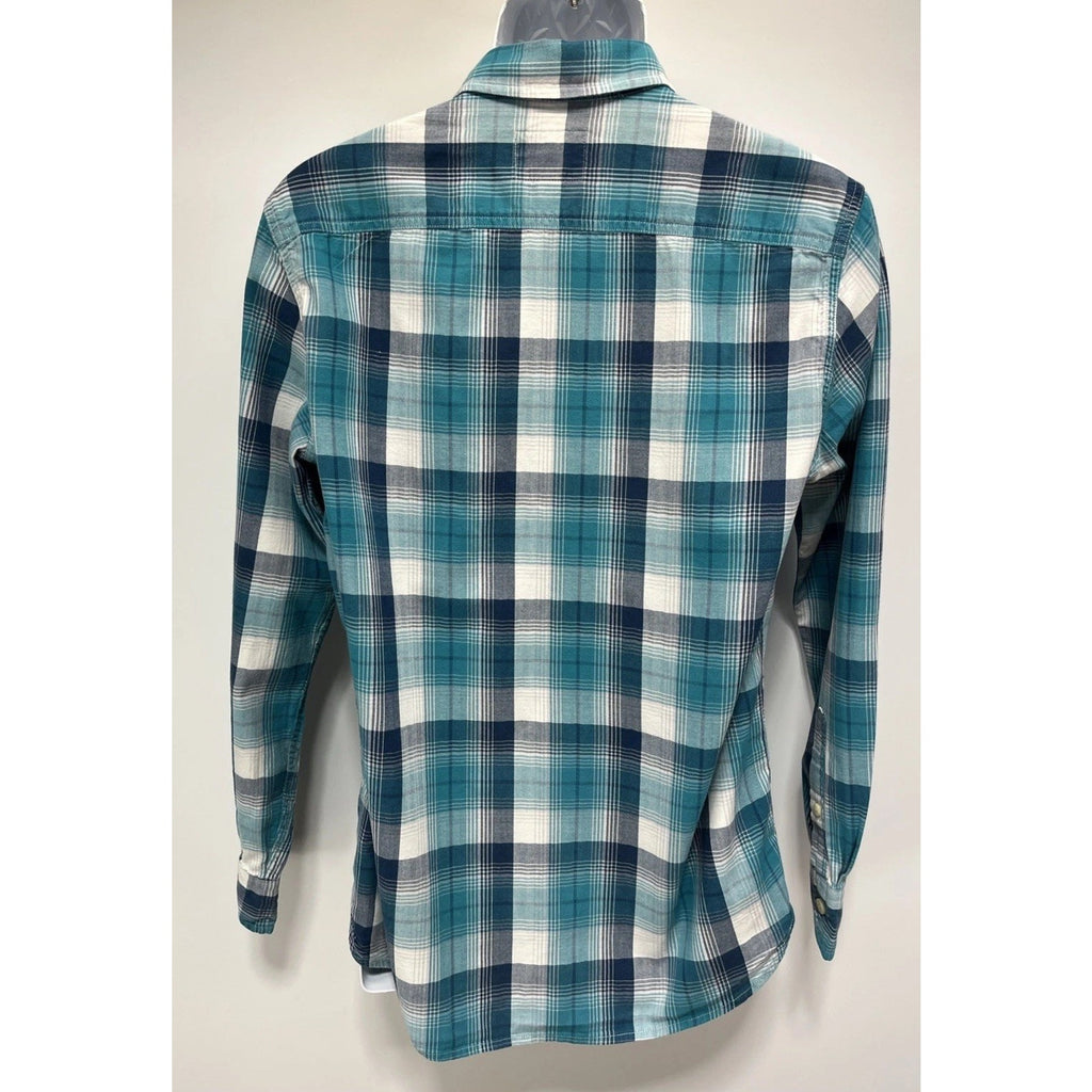 American Eagle Mens Seriously Soft Long Sleeve Casual Button Down Size Medium