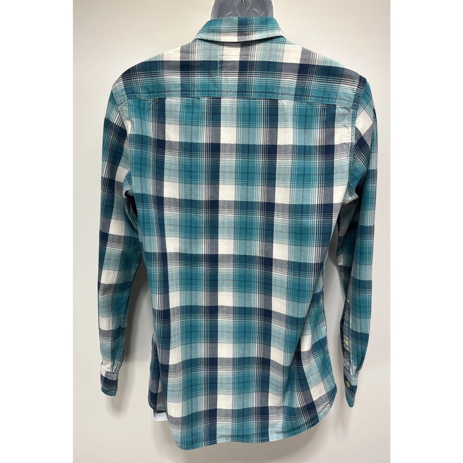 American Eagle Mens Seriously Soft Long Sleeve Casual Button Down Size Medium