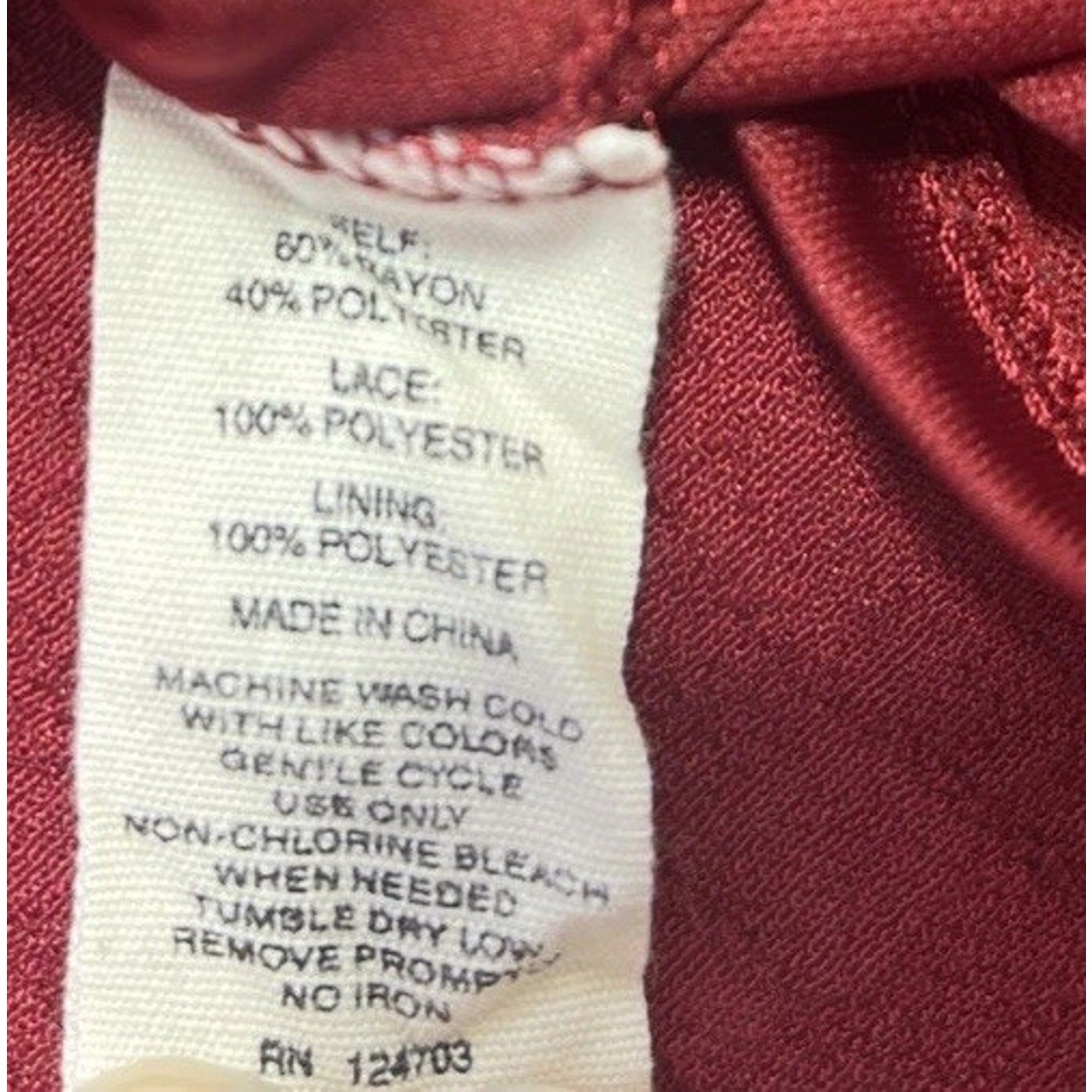 Indigo Thread Co Size S Red BABYDOLL DRESS Bell Sleeves + Heavy Lace