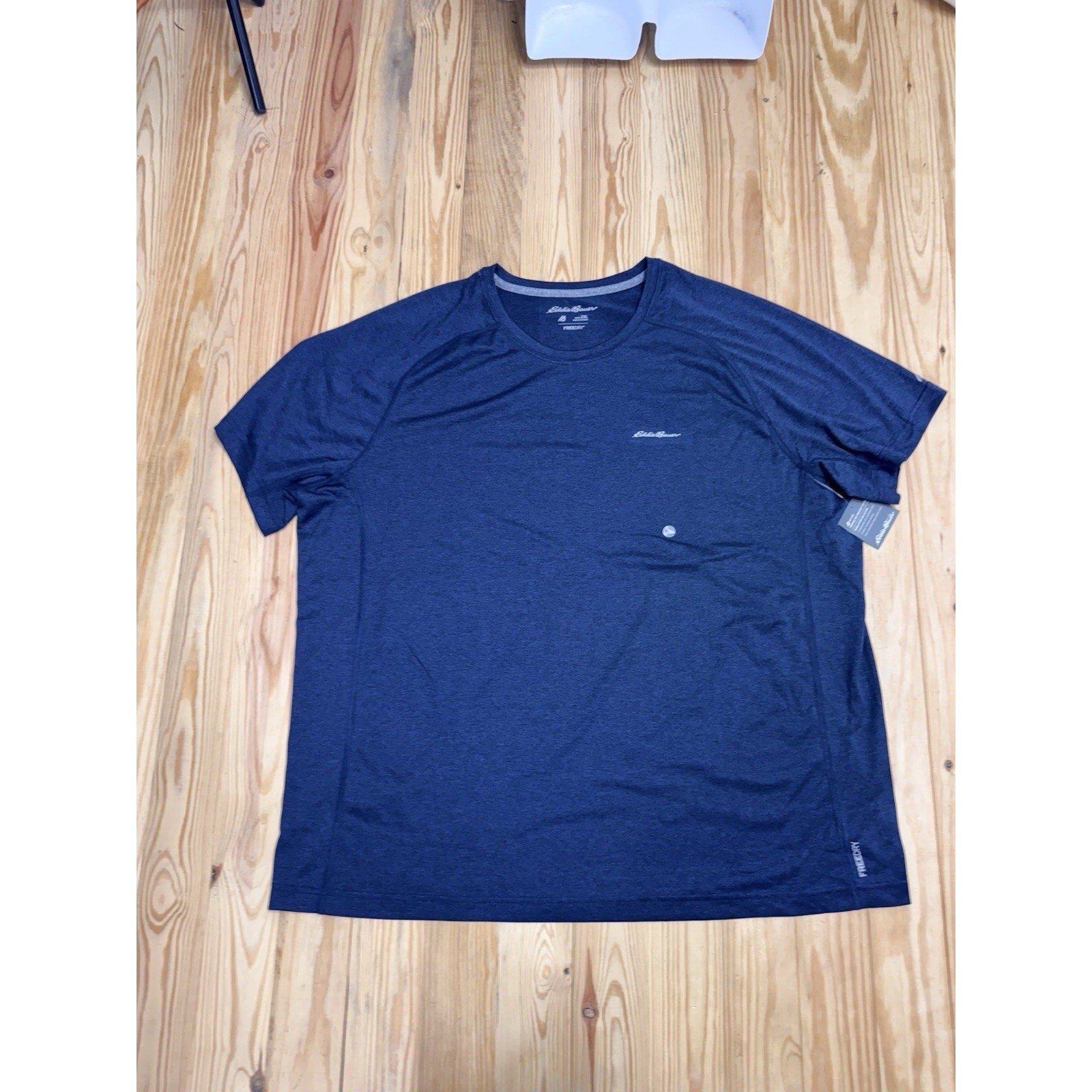 NEW Eddie Bauer Men's Adult Sz 2XL T-Shirt Freedry Resolution Tee Atlantic