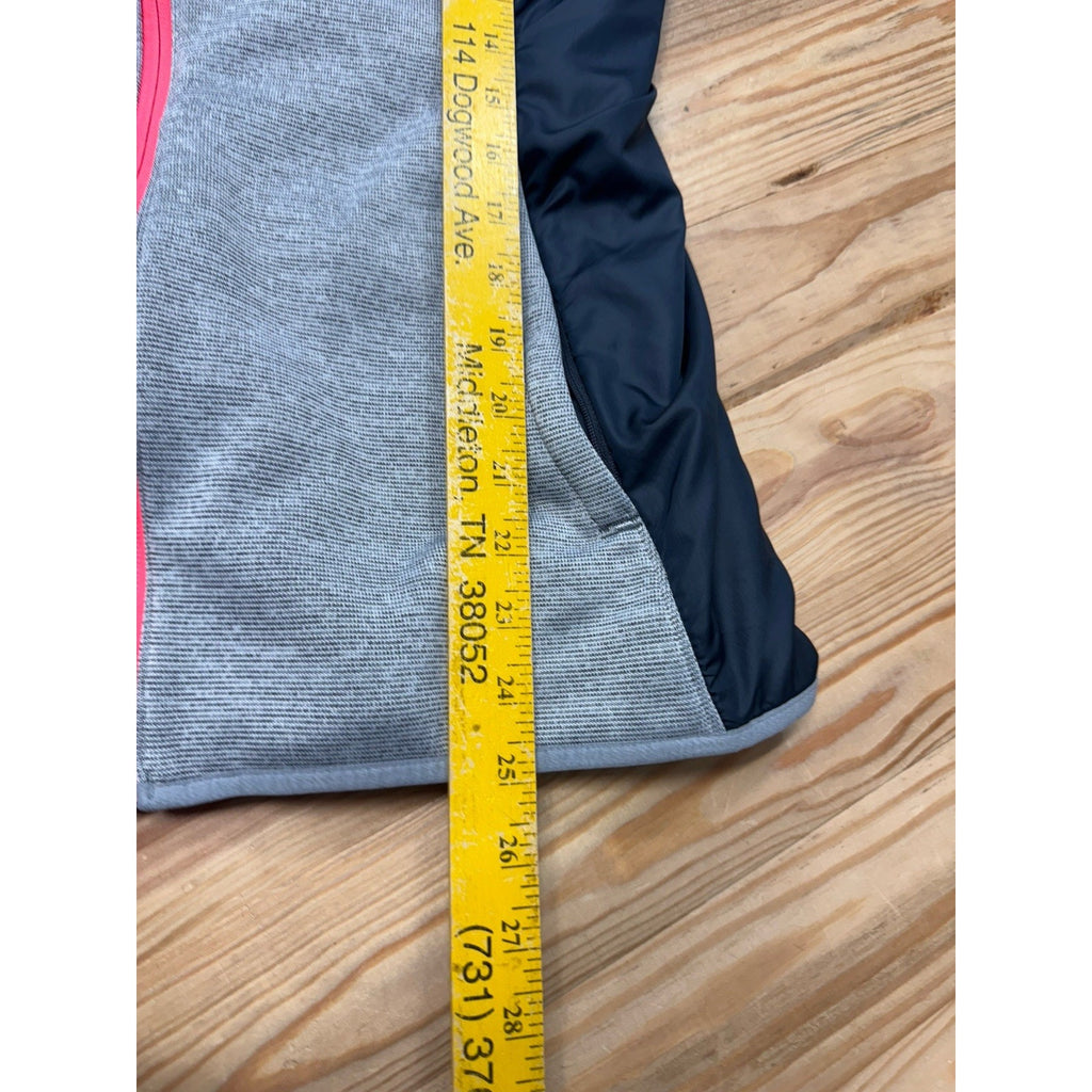 Under Armour Hoodie Women's Medium Running Shirt Grey Long Sleeve Full Zip Storm