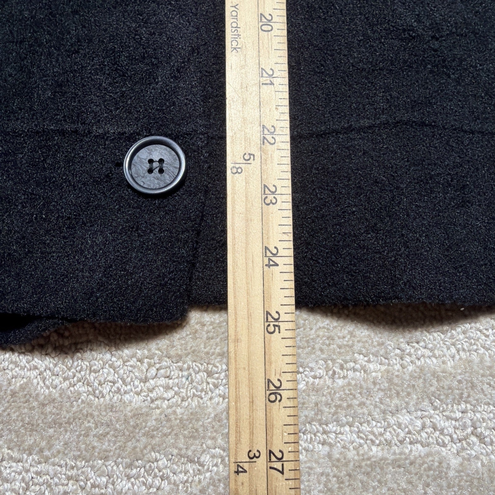 New Magaschoni Black Double Breasted Coat Super Soft Sz L NWT Msrp 88$