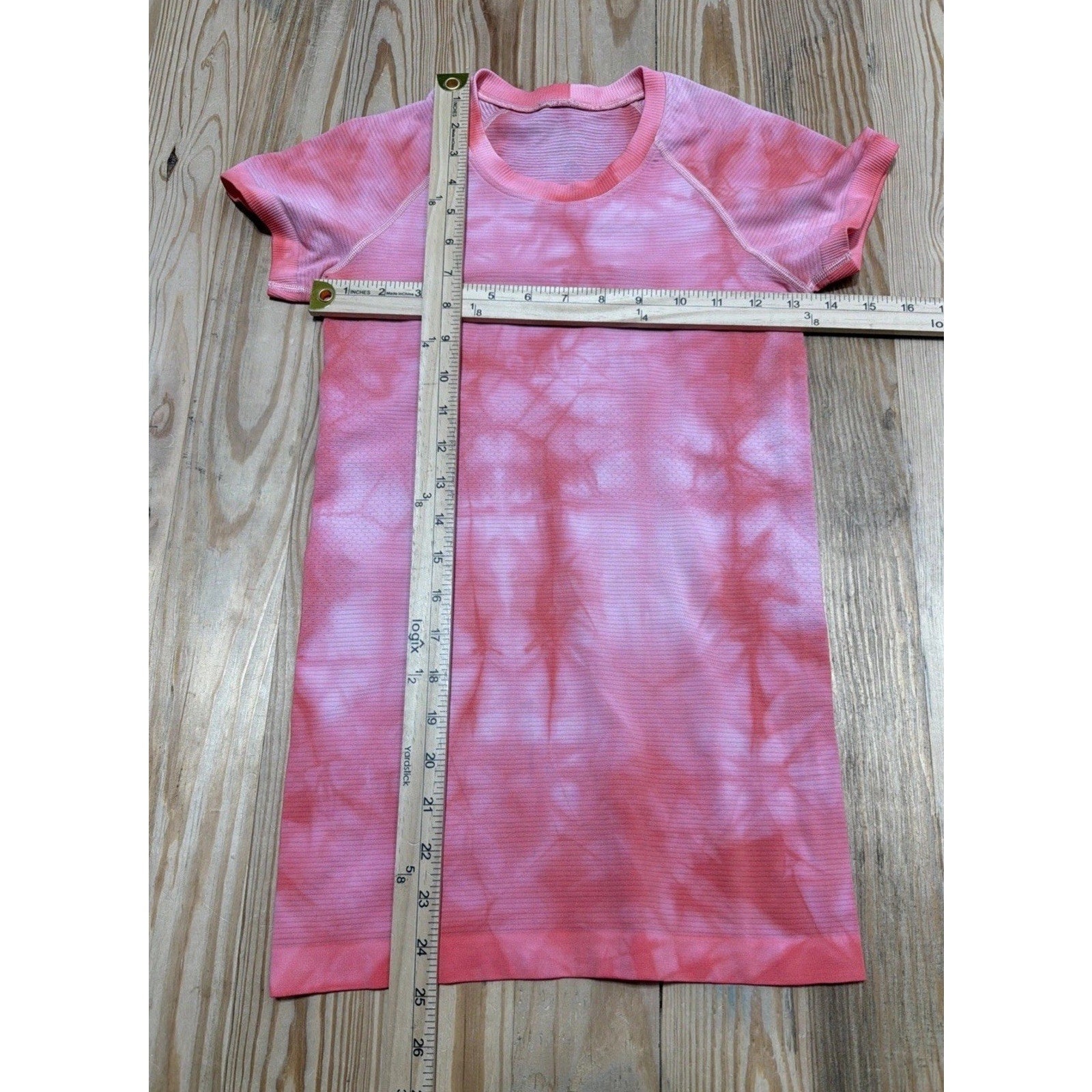Lululemon Swiftly Tech Tee 2.0 Marble Size 2 Marble Dye Raspberry Cream 78656