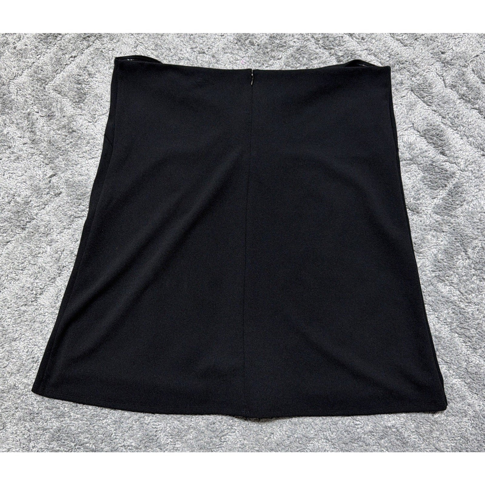 Express Black Mini Skort Women XL NWT Stretch Hidden Shorts Zip Back Career $68