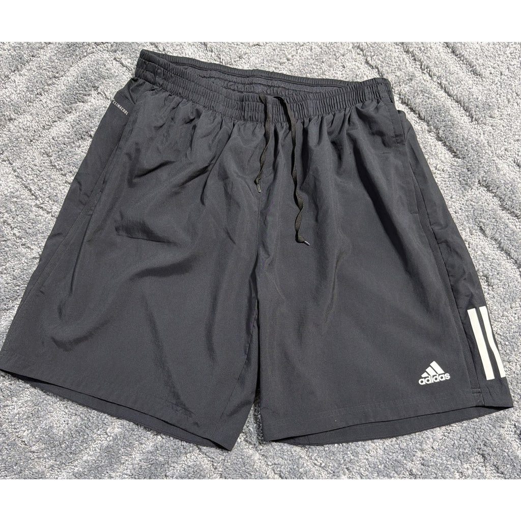 Adidas Climacool Running Lined Shorts Black And White Size XL 9”