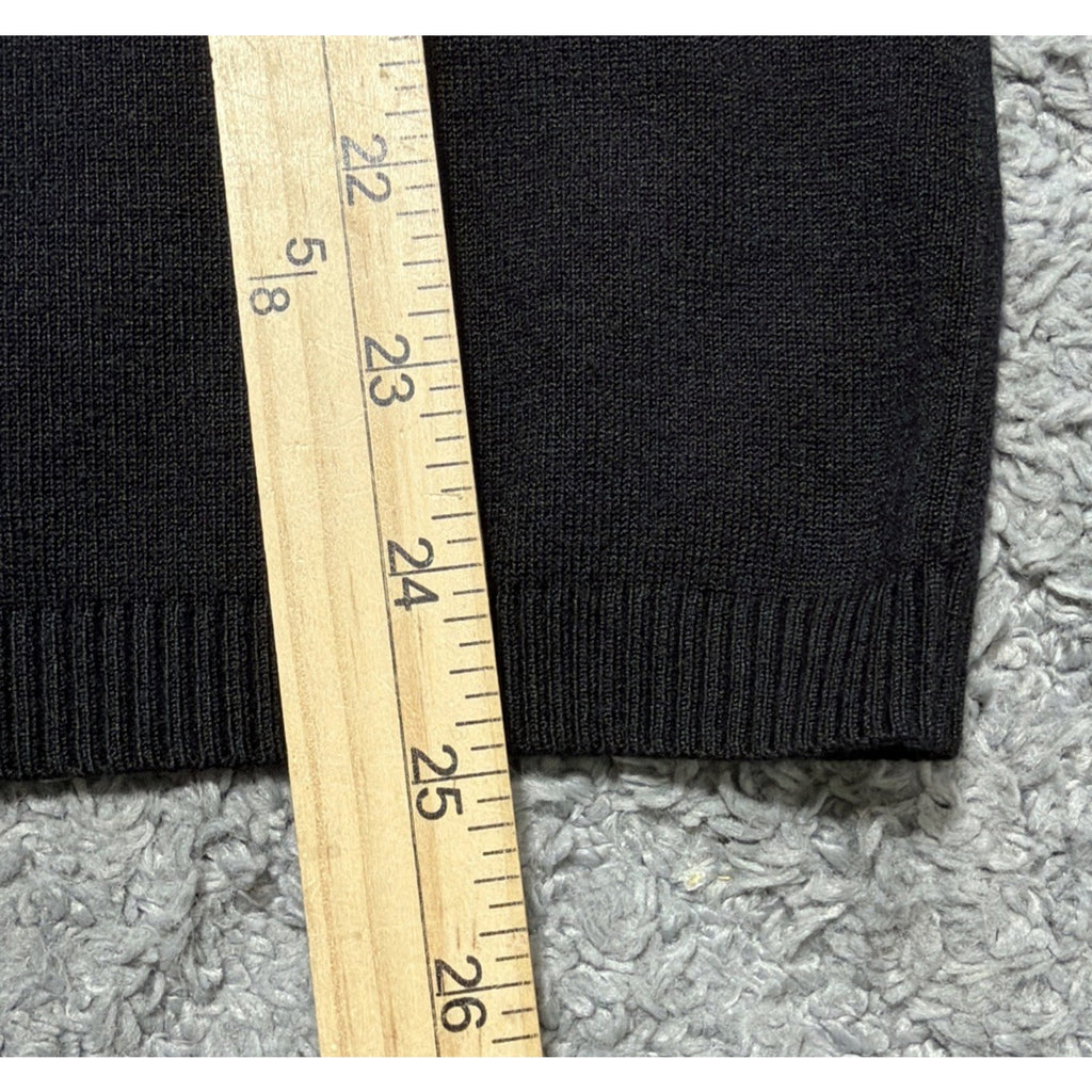 Rochelle California Sweater Womens S Black Short Sleeve Soft Knit Viscose New
