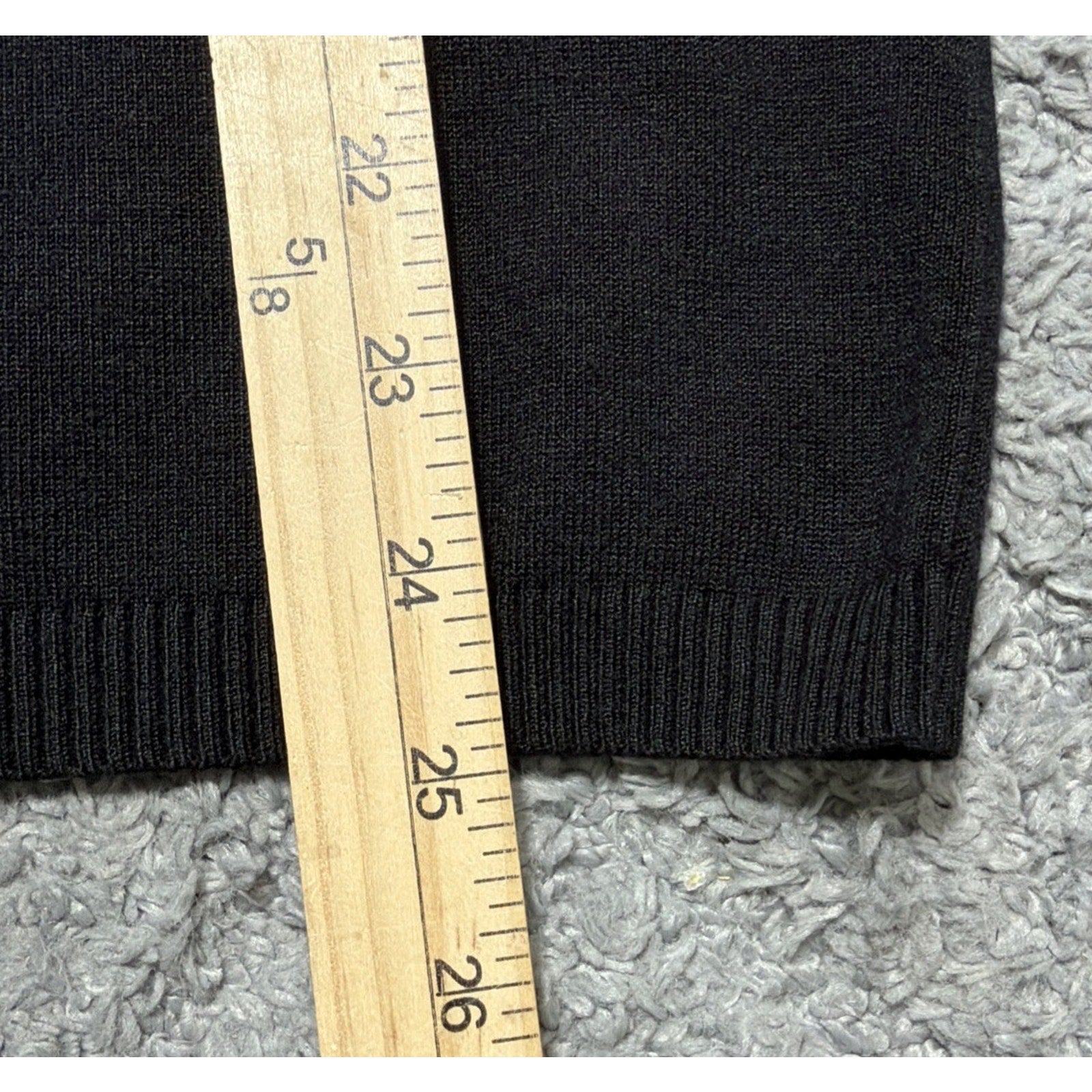 Rochelle California Sweater Womens S Black Short Sleeve Soft Knit Viscose New