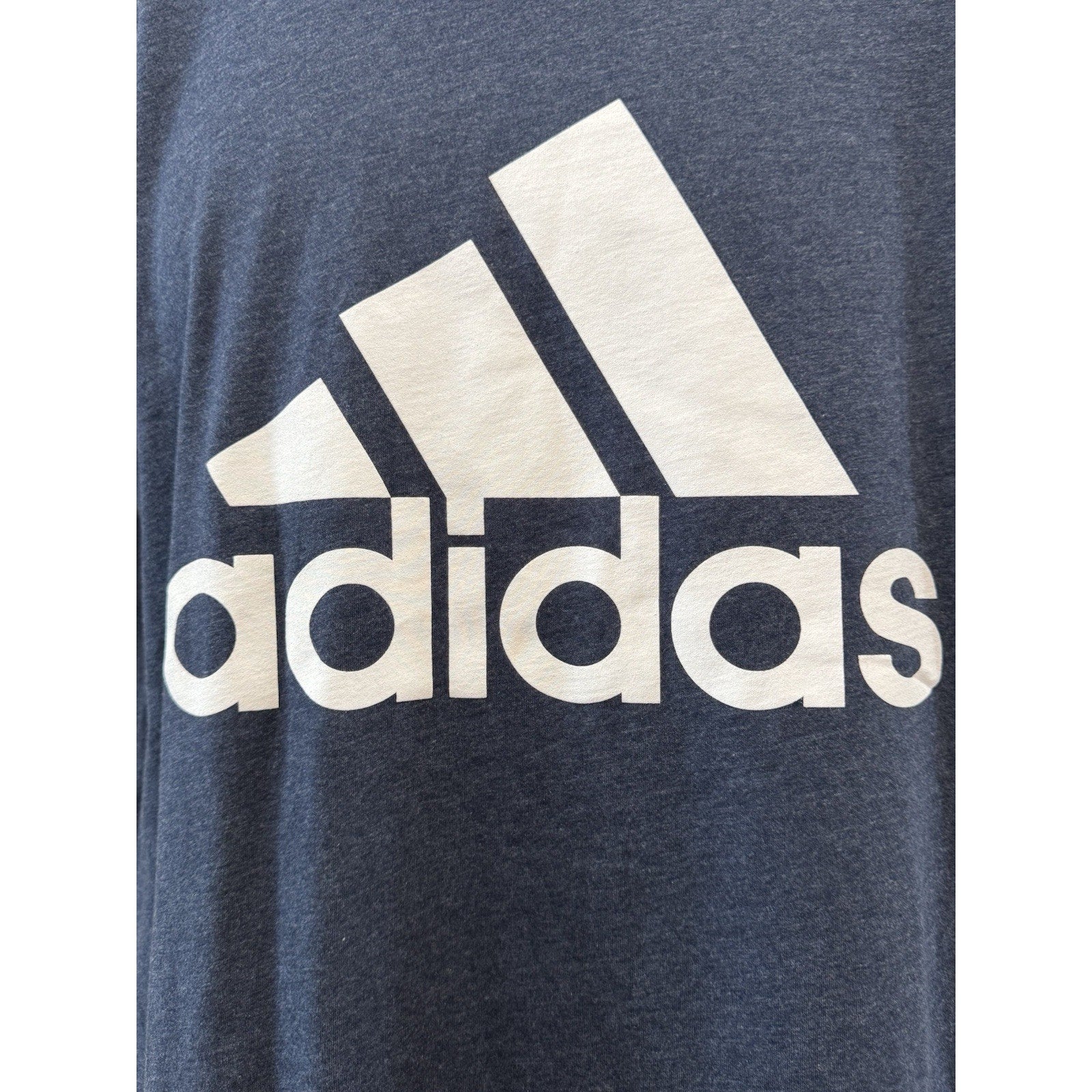 adidas Men's Navy Blue Logo T-Shirt Size Medium RK14