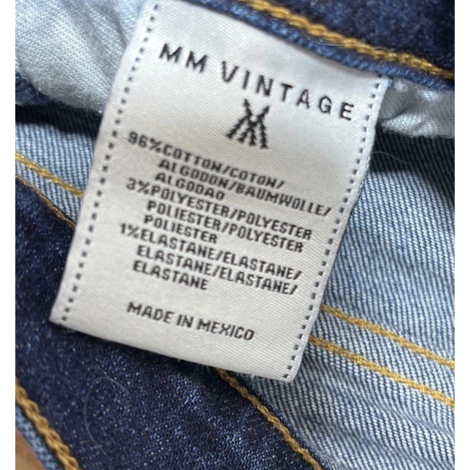 Miss Me Vintage Womens Size 27 Skinny Jeans Distressed Patched Dark Blue Stretch