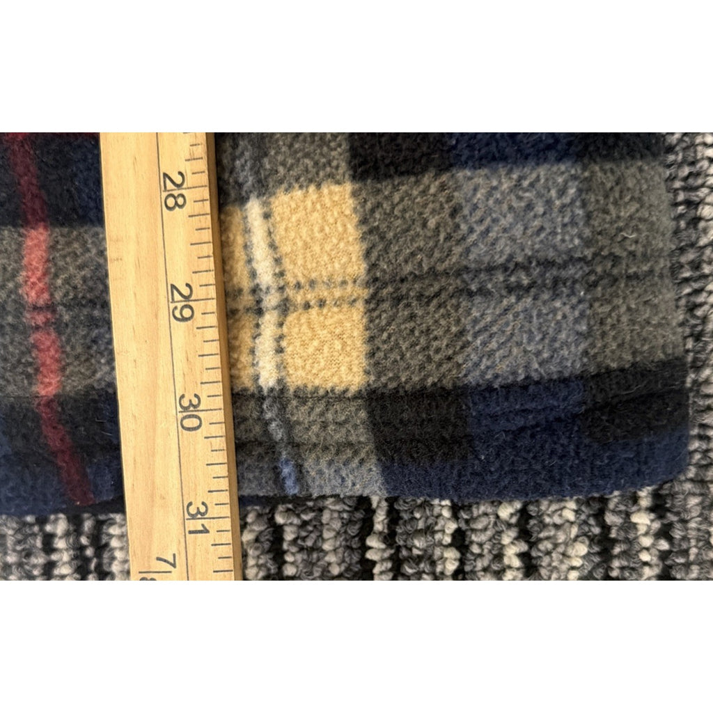 Mens Rugged Point Authentic Plaid Fleece Sherpa Button Up Shacket XL NWT