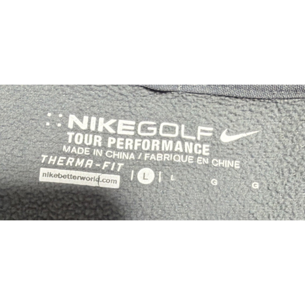 Louisville Cardinals Nike Tour Performance Golf 1/4 Zip NCAA Gray Mens Size L