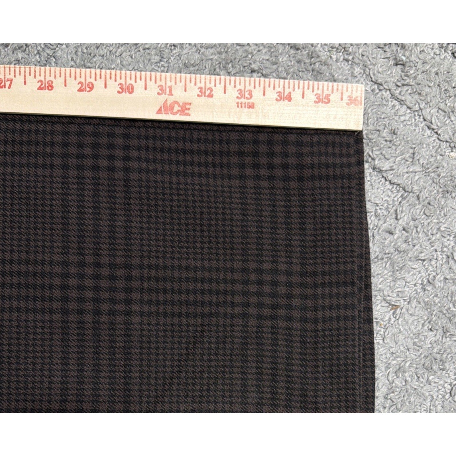 Gap High Rise Wide Leg Pants Black Plaid Womens 4 Long Twill Stretch Trouser NWT