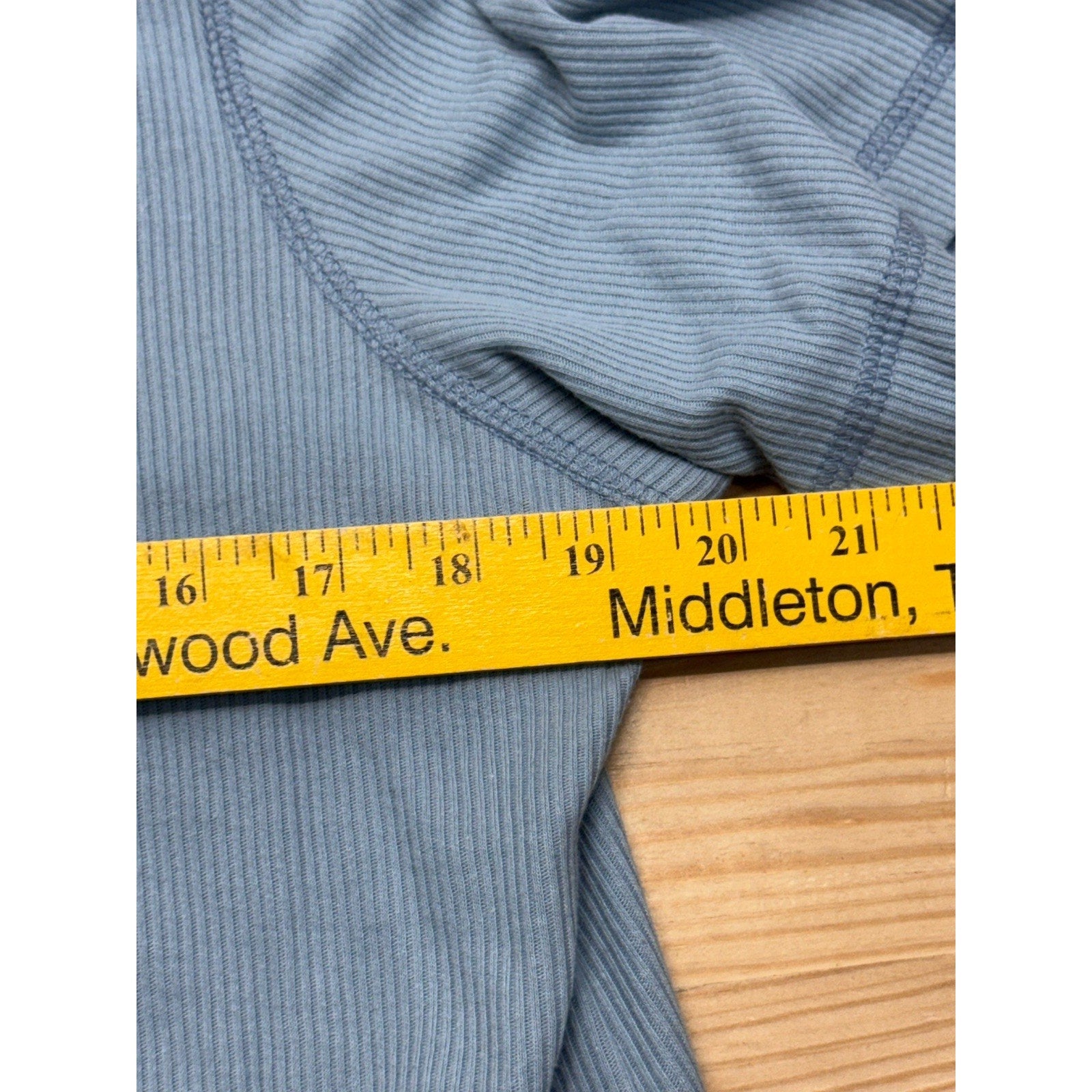 Teddi Women’s Light Blue Striped PL Shell Embroidered Beach