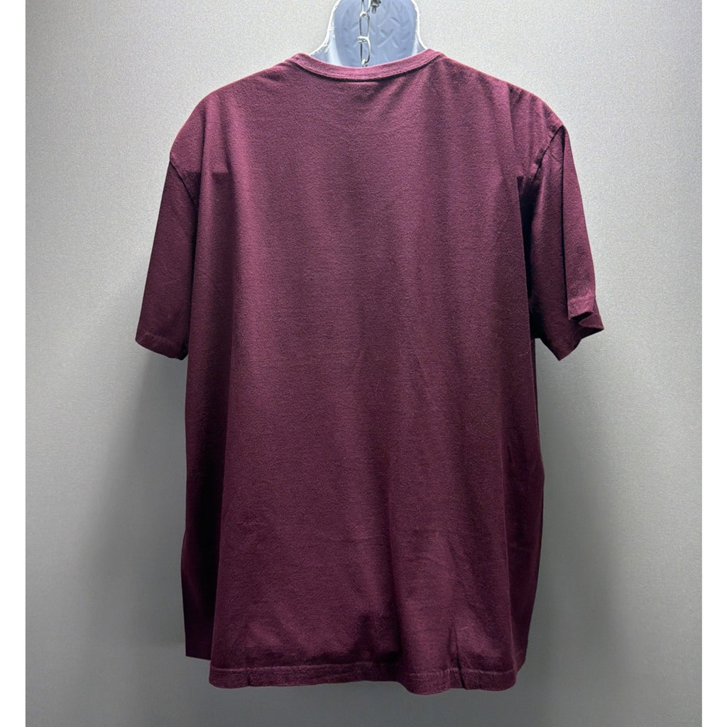 Vintage 1990s Polo Ralph Lauren Purple T-Shirt with Green Pony Logo XL
