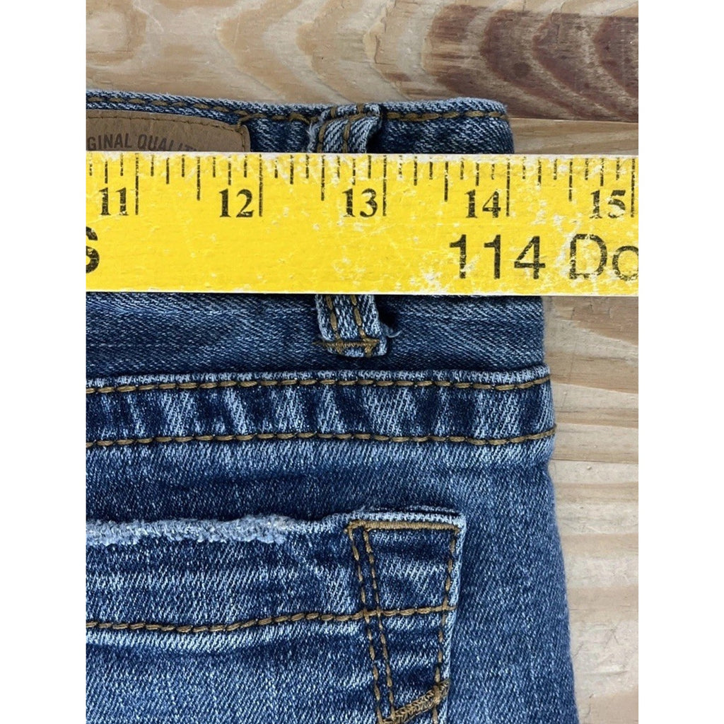 Aeropostale Jeans Size 3/4 Hailey Skinny Flare Blue Denim Pockets Zip Fly