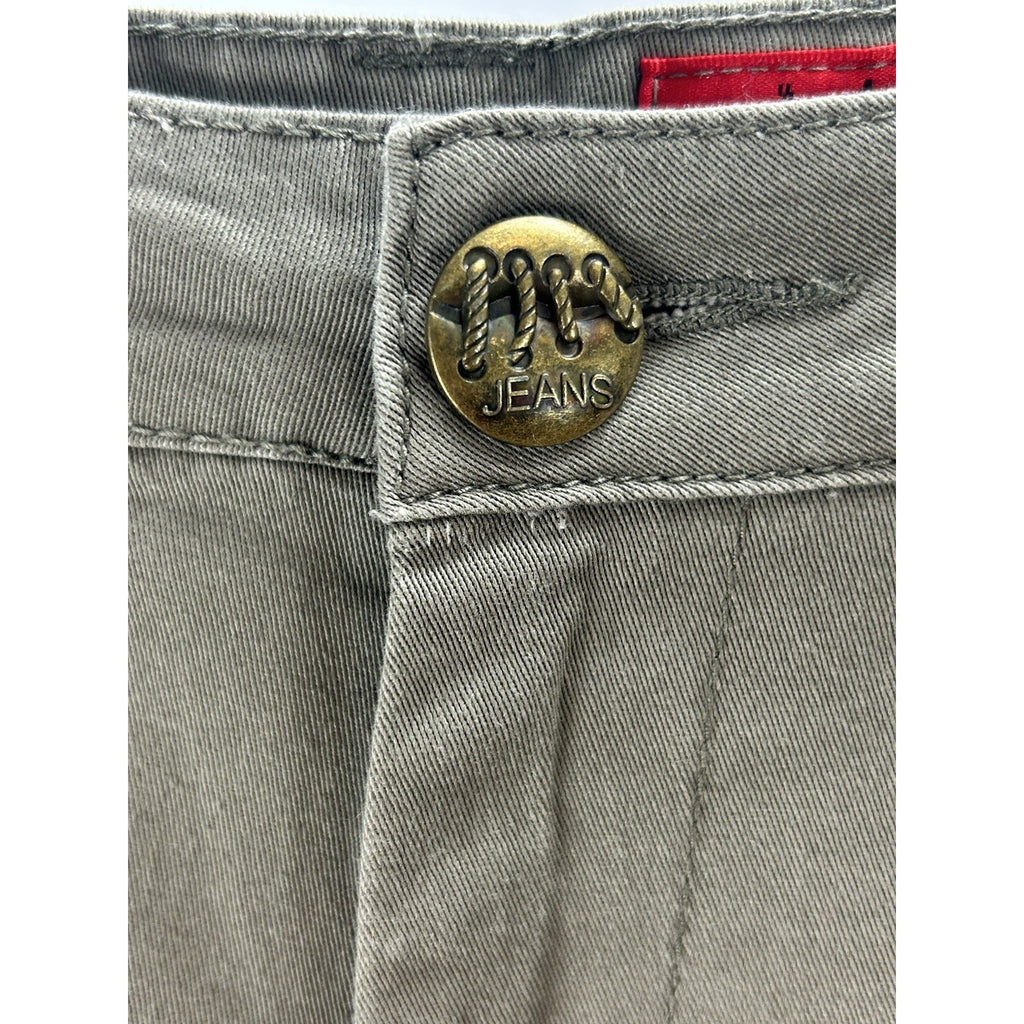 V CHRISTINA Sage Green 4-Pocket Jeans Stretch Sage Green Size 2 EUC.