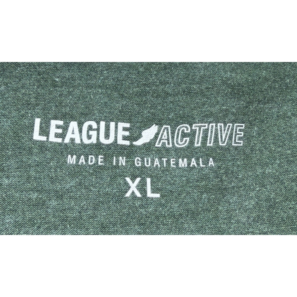 League Active Great Smokey Mountains Scene Short Sleeve T Shirt Green Adult XL