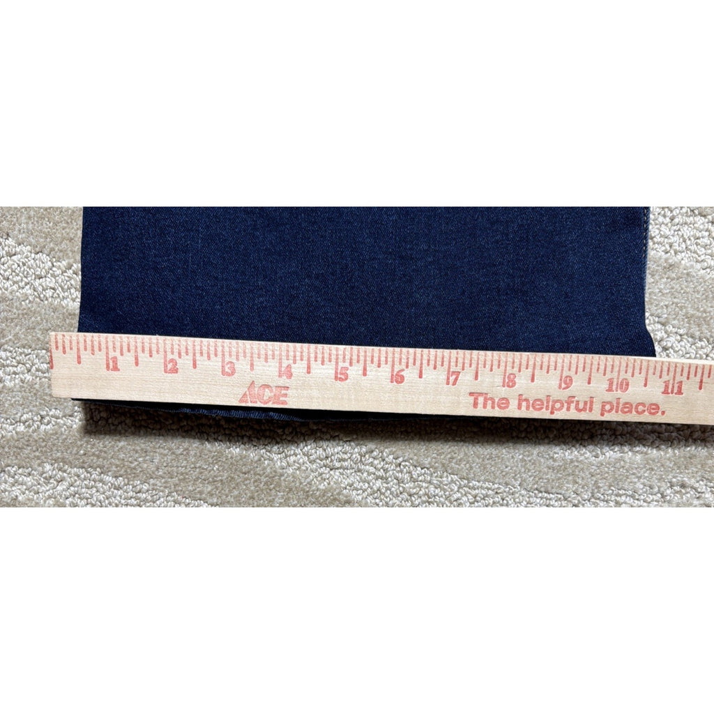 Y2K VIP Baggy Cargo Jeans Wide Leg Baggy Blue Denim 13/31 Strap Utility