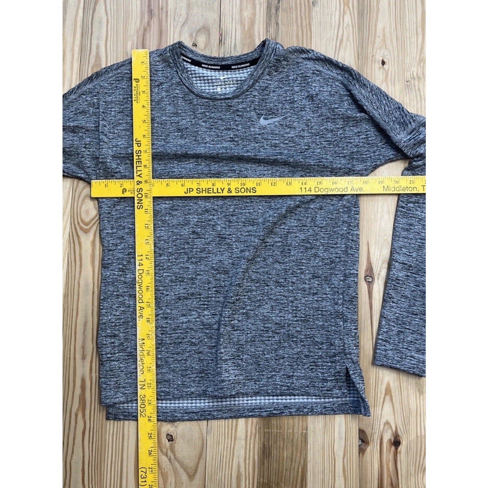 Nike Womens Therma Sphere Element Crewneck Running Top - Heathered Grey -XS