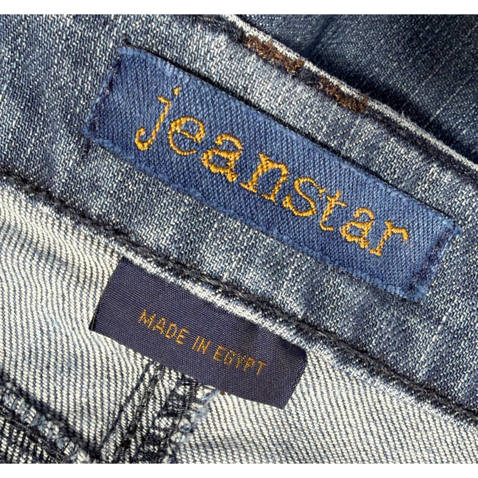 Jeanstar Jeans Flap Pocket Flare Leg Boho Denim Womans Vintage Size 10 31x31