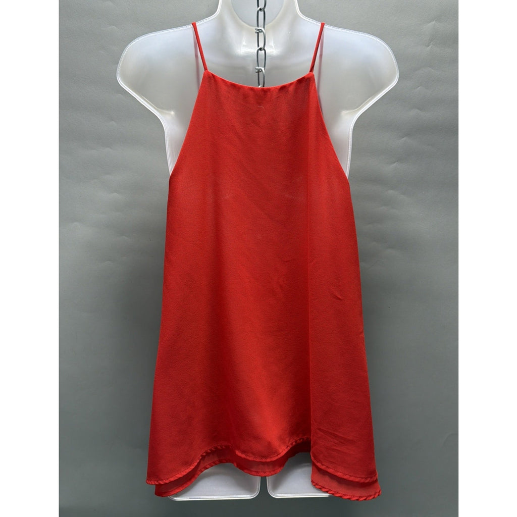 Adrienne Layered Sleeveless Tank Top Women's Size Medium Flirty Boho Chic