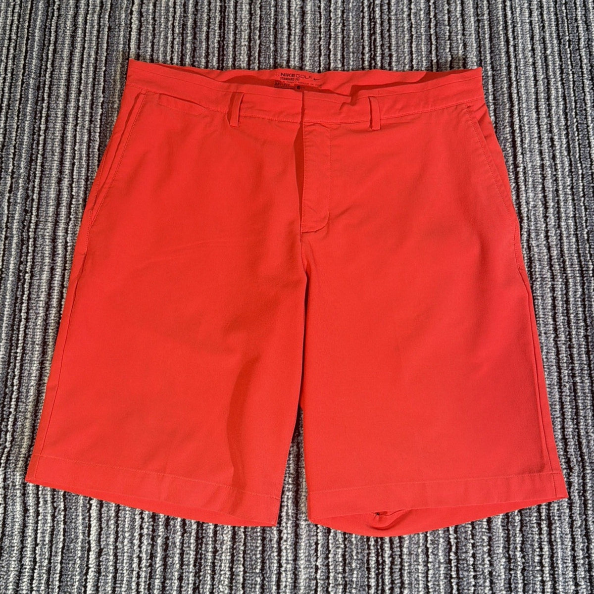 Nike Golf Tour Performance, Mens Golf Shorts Dri-fit, Size 34 Orangish Red