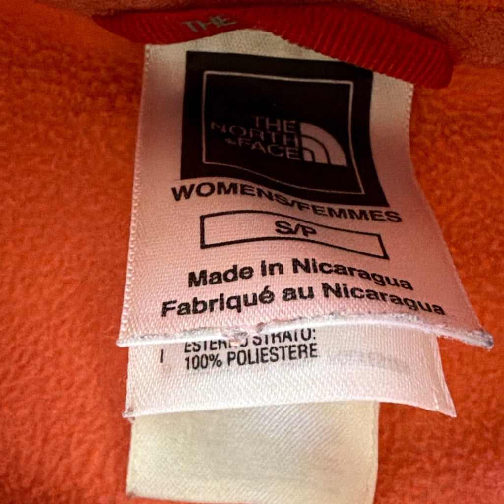 The North Face TKA 100 Glacier 1/4 Zip Fleece Pullover Mars Dust Womens Small