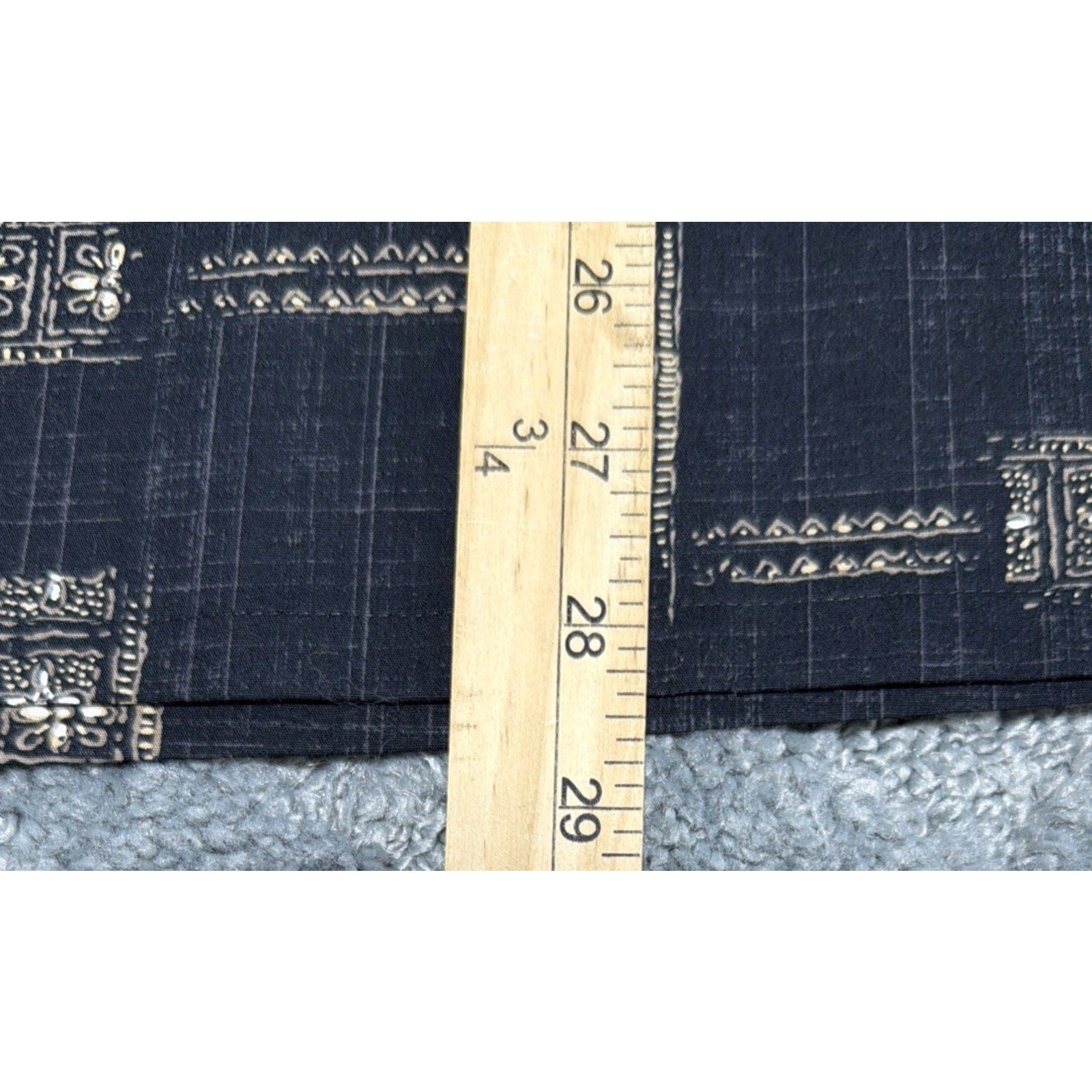 Campia Hawaiian Shirt Men’s Size M Floral Black Button Short Sleeve Cotton Mens