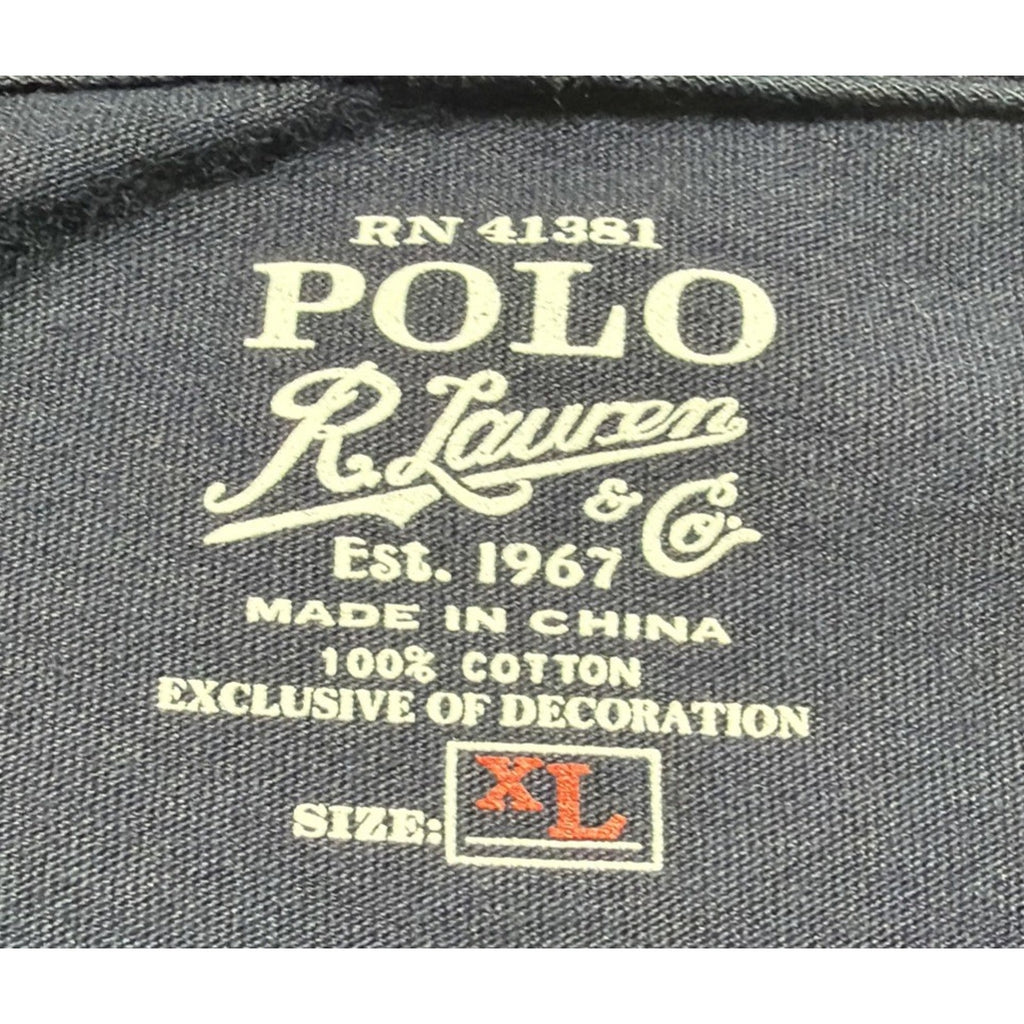 Polo Ralph Lauren Men's Long Sleeve V-Neck T-Shirt Size XL Blue