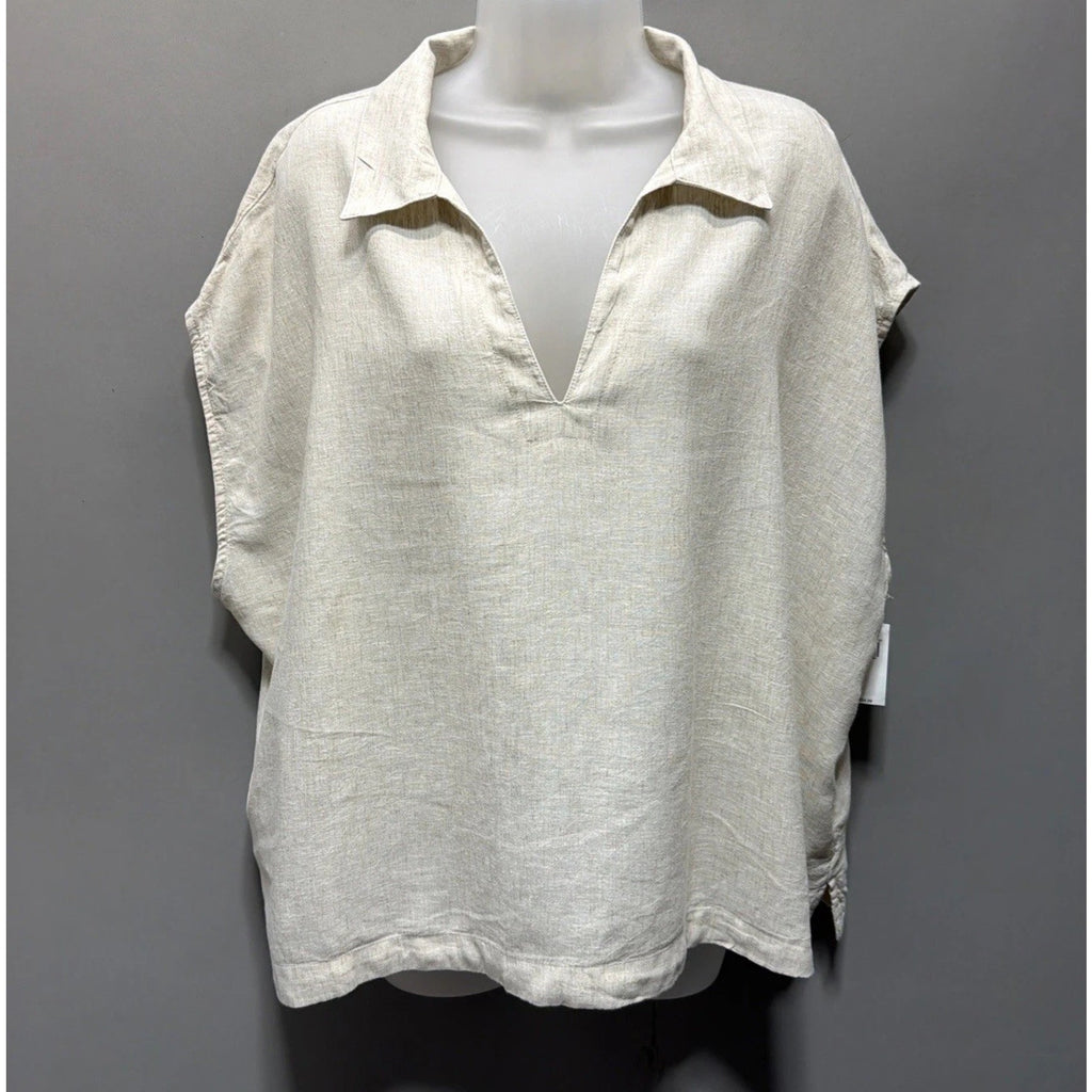 NWT Old Navy Womens Linen Blend V Neck Top Plus SIZE 2X