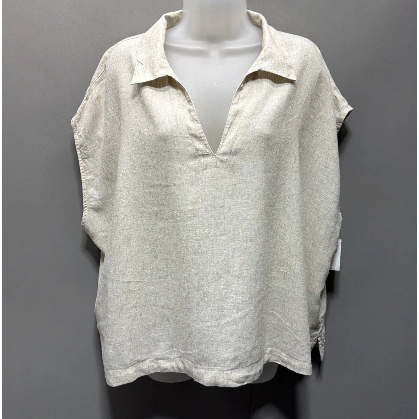 NWT Old Navy Womens Linen Blend V Neck Top Plus SIZE 2X