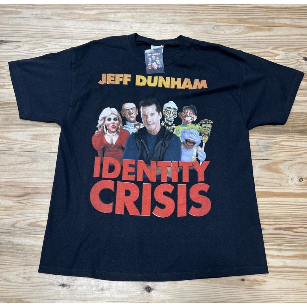 NWT Jeff Dunham Identity Crisis Tour 2010/11 Vintage Shirt Size XL