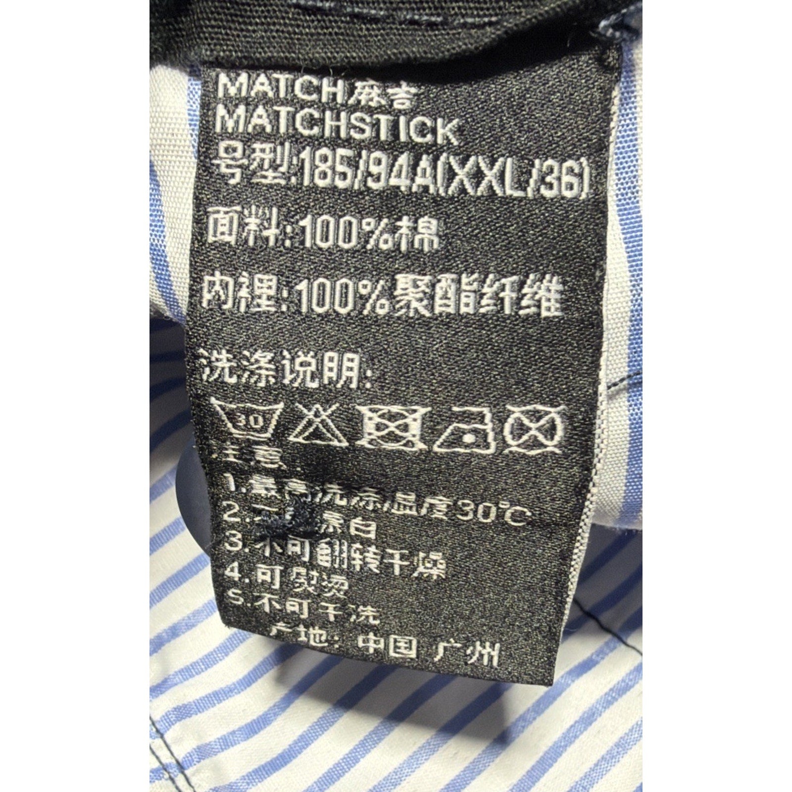 Match Cargo Shorts Casual Outdoor Utility Navy Blue Cotton Blend Mens 36 x 11"