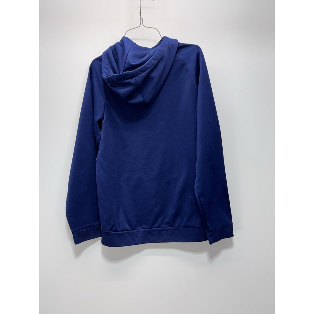 Nike Dri-Fit Pullover Hoodie Men’s Small Blue With Flaw