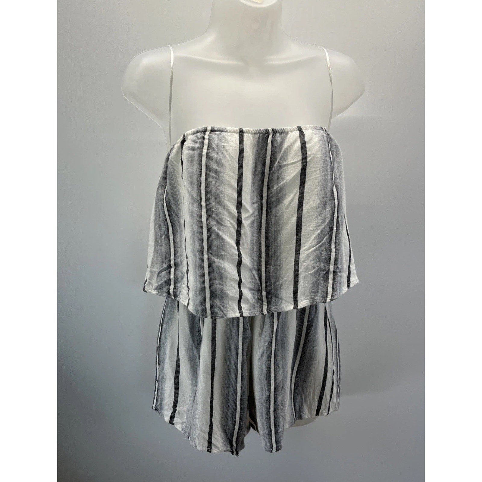 Honey Belle Size Med Wrap Romper Mini Dress Strapless